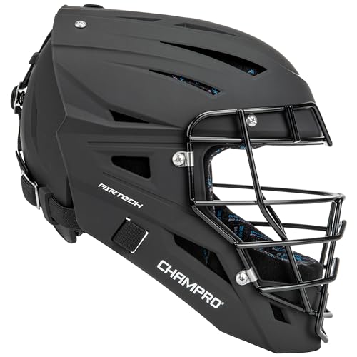 Champro HX Boss Masque visière de protection baseball noir ajustable - 3