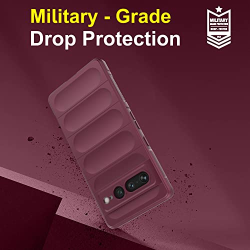 Image of Amazon Brand - Solimo Mobile Cover for Google Pixel 7 Pro 5G (Silicone Plum)