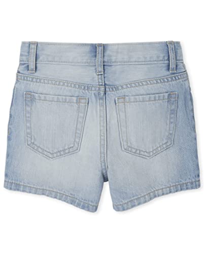 Image of The Children's Place Girls Denim Shortie Shorts