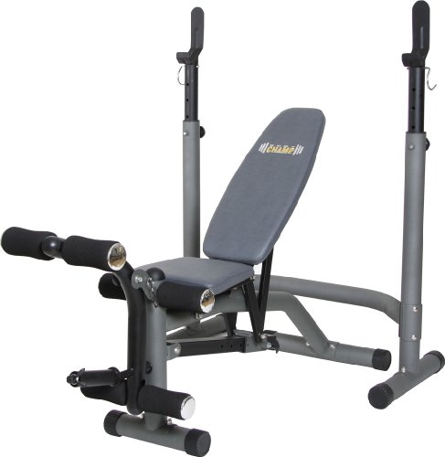 Body Champ Olympic Weight Bench with Arm Curl