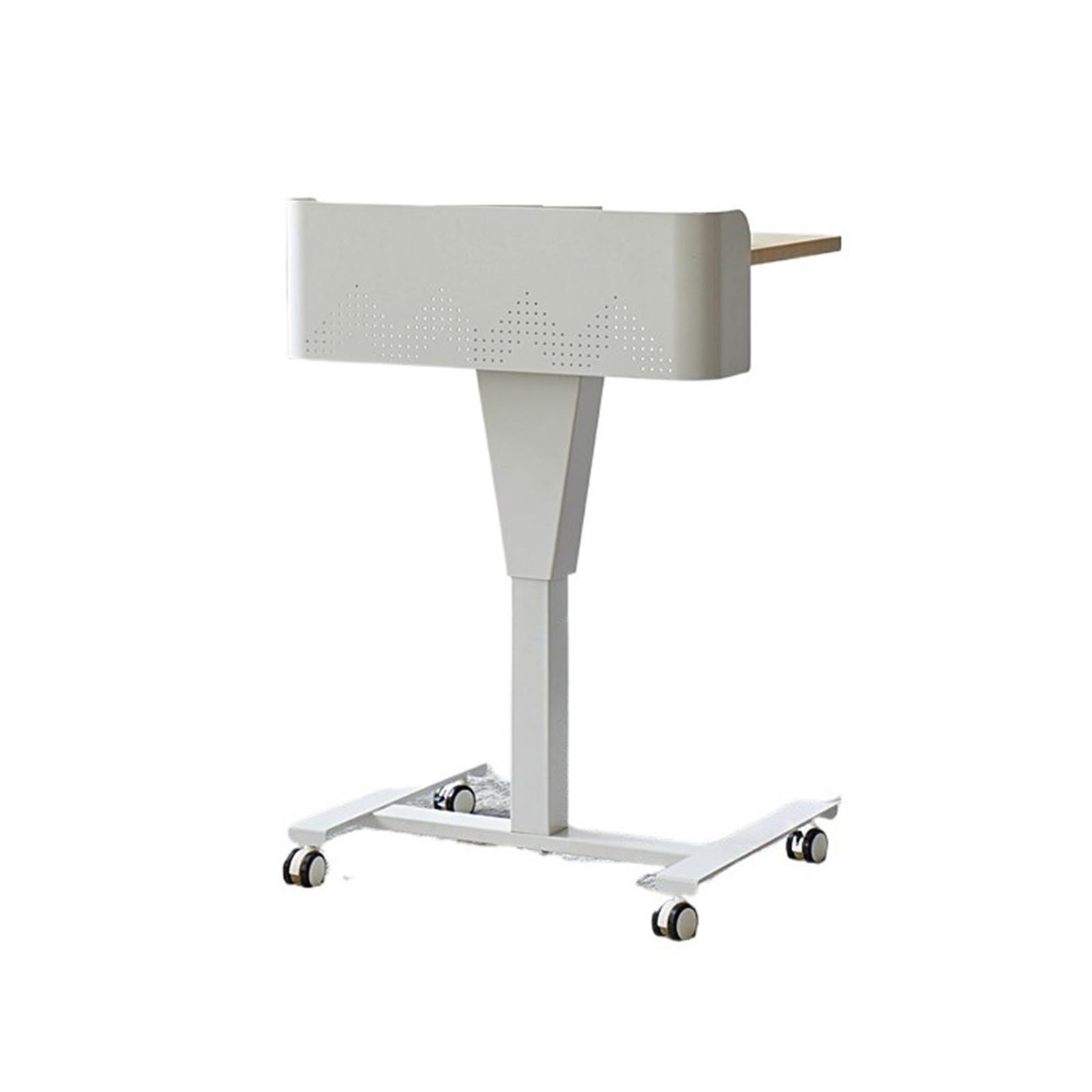 FZL02068LM Speaker Conference Presentation Podium Training Classroom Lectern Height-adjustable and Movable Host Pulpit
