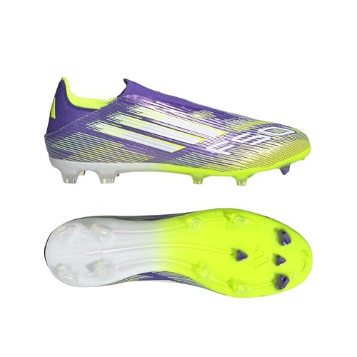 Image of Adidas Unisex-Adult F50 League Laceless Firm Ground | Soccer Cleats