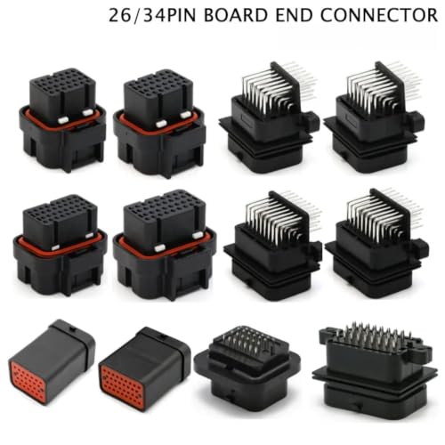 Conector de automóvil PCB a placa ECU 34P Elbo-M 4c de 1 unidad 3