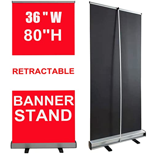 Tiger-Hoo Heavy-Duty Retractable Banner Stand 36