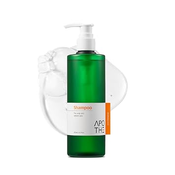 APOTHE Shampoo for Scalp & Sebum Care 10.1 fl.oz. 300ml pH-Balanced, Deep Cleansing, and Refreshing for Oily & Sensitive Scalp