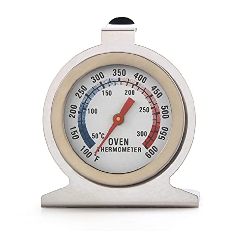 Belity Oven Thermometer Stainless Steel Kitchen Thermometer Grill Thermometer with Hook Instant Read for Kitchen