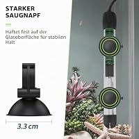 Pawfly Aquarien-Heizer Saugnäpfe mit 2,4 cm Klammern‌ ‌Schwarzer Aquarien-Saugnapf & Standard-Heizstabhalter‌ ‌Klammern für Aquarien (Nicht für Luftschlauch), 12er-Pack‌ – Ansicht 2