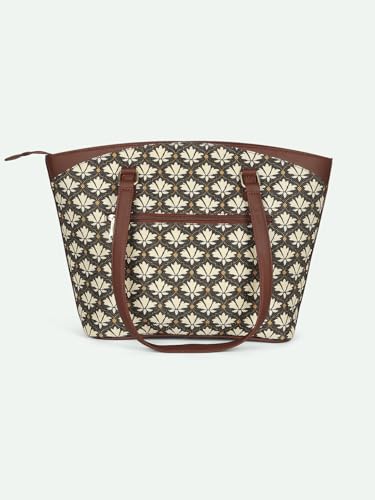 Image of ZOUK Printed Vegan Classic Travel Tote For Women's Ladies