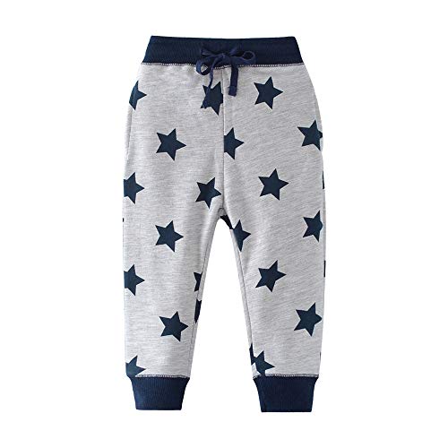Boys Pants Sweatpants Jogger Pants Sports Pants Casual Pants Cotton Pants Elastic Drawstring Pockets for boys-128