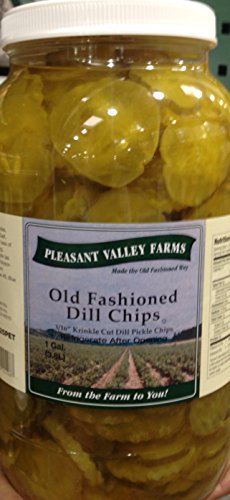 Old Fashioned Dill Pickle Chips 1 Gallon #TOP23