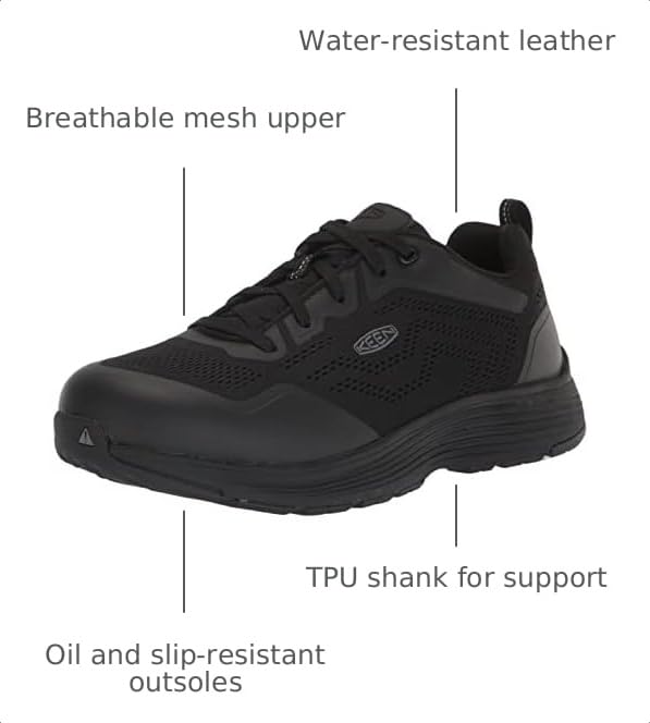Image of KEEN Utility Mens Sparta 2 Low Height Alloy Toe Industrial Work Shoes
