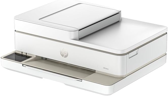 HP Envy 6558e Wireless All-in-One Printer with Touchscreen, Auto-Duplex, 35-Sheet ADF, Instant Ink Eligible Enabled (Renewed Premium)