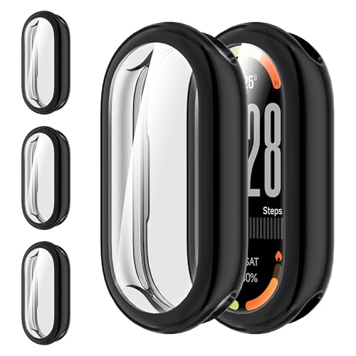 ⭐Modello Compatibile: Questo softshell TPU è stato sviluppato appositamente Pellicola Protettiva per Xiaomi Smart Band 10 Custodia e offre una completa protezione senza costure. La sua textura ultramorbida può proteggere l'orologio da graffi, collisioni e cadute e proteggere efficacemente il vostro orologio.