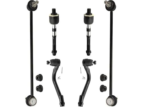 Marketplace Auto Parts Front Tie Rod and Sway Bar Link Kit - 6 Piece - Compatible with 2014-2015 Kia Sorento