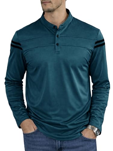 Image of Noble Monk Men's Full Sleeve Polo T-Shirt | Regular Fit Casual Polo for Men | Comfortable Everyday Wear
