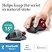 SANWA Bluetooth Ergonomic Trackball Mouse, Optical Vertical Rollerball Mice, Silent Buttons, 600/800/1200/1600 Adjustable DPI, Compatible with MacBook, Windows, macOS, iPad, Android, iOS, Chrome OS