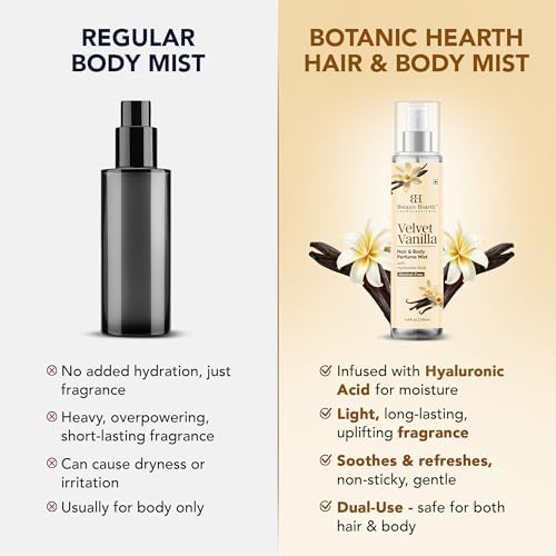 Botanic Hearth Velvet Vanilla Hair Perfume & Body Perfume Mist - 3.4 fl oz — view 6