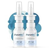 Pure Bio Labs PT-141 Nasal Spray, 2 Pack - 150mcg per Spray, 30mg Total Each – Prostate Support, Energy & Vitality Formula – Wellness Enhancer (2 Bottles)