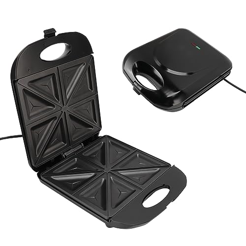 Sanduíche Panini Maker, Antiaderente Mesmo Calor Máquina de café da manhã de Aço Inoxidável para Coz