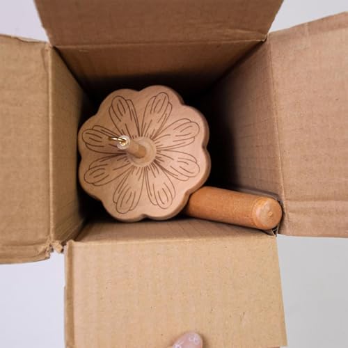 Fuseau top whorl spindle drop spindle pour projet fiber arts