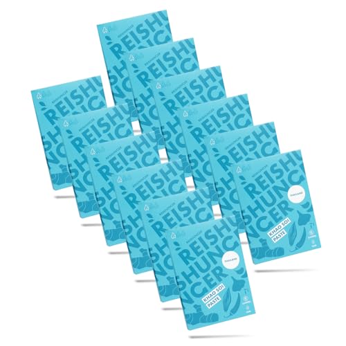 REISHUNGER Khao Soi Thai Curry Paste – 12 x 50g – Für cremige & leicht scharfe Khao Soi...