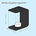 biOrb Flow 30 Acrylic 8-Gallon Aquarium with White LED Lights Modern Tank for Tabletop Display, Black