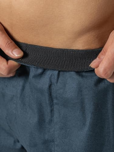 Image of DAMENSCH Regular Fit Solid 100% Soft & Durable Cotton Boxer Shorts Dual Pockets Anti-Bacterial Moisture Wicking Microfibre Waistband Ultra-Light Boxers for Men