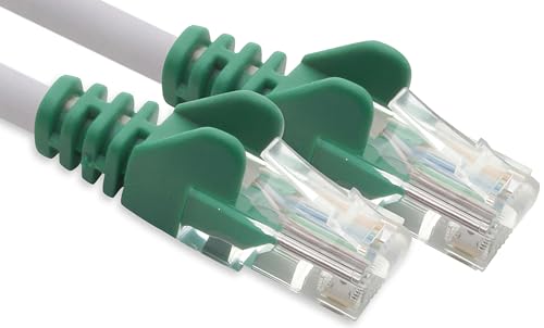 Câble réseau Câble CAT-6 RJ45 1x 10 m - croisé gris