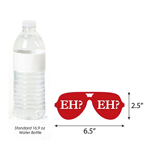 Canada Day Glasses - Paper Card Stock Canadian Party Photo Booth Props Kit - 10 Count #TOP3