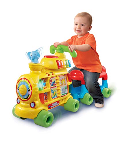 Andador Trem Alfabeto Com Som E Luz Vtech Multicor