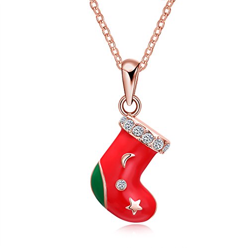 Collier plaqué bas de Noël fini main, l'excellence des bijoux de fête