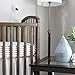 Crane Teardrop Ultrasonic Cool Mist Baby Humidifier for Nursery, Essential Oil Diffuser, Adjustable Settings, Auto Shut-Off, Grey, 0.5 Gallon