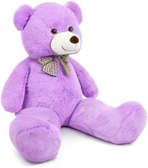 MaoGoLan (120cm, Purple) - 120cm Giant Teddy Bears Big Cute Plush Teddy Bear Huge Life Size Teddy Bear Large Stuffed Animal Toys for Girlfriend Children