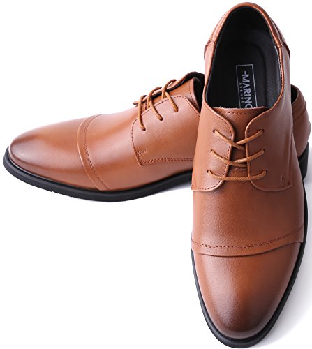 Image of Marino Oxford Dress Shoes for Men - Formal Leather Mens Shoes