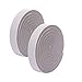 Ziyero 2 Pièces Bande Joint D'étanchéité en Mousse Anti-bruit pour Porte Auto-adhésif Anticollision Joint D'étanchéité Porte pour Portes, Fenêtres, Vestiaire, Réfrigérateur, Portes Placards—Gris