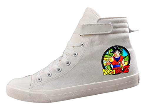WANHONGYUE Dragon Ball Anime Zapatos de Cordones Sneakers Plimsolls Zapatillas Deportivas para...