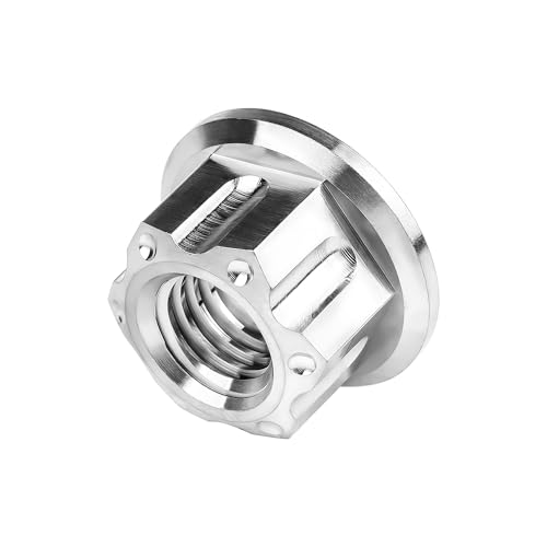 Image of Titanium M6 M8 M10 M12 M14 M16 Flange Bolt Nut Bicycle Motorcycle Rear Axle Car Modification Accessories Pack of 6 (M8 Pitch 1.25mm, Normal Titanium)