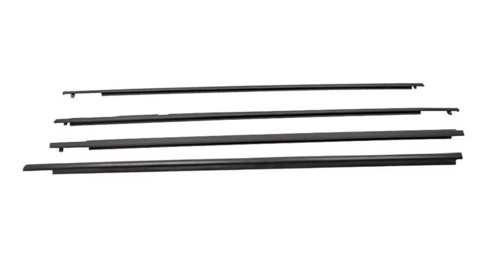 Iukmrt One Color For Toyota For Highlander 2008-2010 Waterproof Protection 4 X Window Weatherstrip Outer Glass Sealing Belt Trim Rubber Strips Car Door Seal Protector