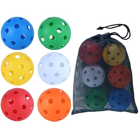 Aivalas Backyard Golf Game Balls Baseball Training Ball Golf Bucket Game Toy Golf Practice Game Replacement Balls for Indoor Outdoor Backyard Lawn Cover