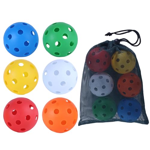 Aivalas Backyard Golf Games Ball Baseball Training Ball Golf Bucket Game Toy Practice Game Replacement Balls for Indoor Outdoor Backyard Lawn