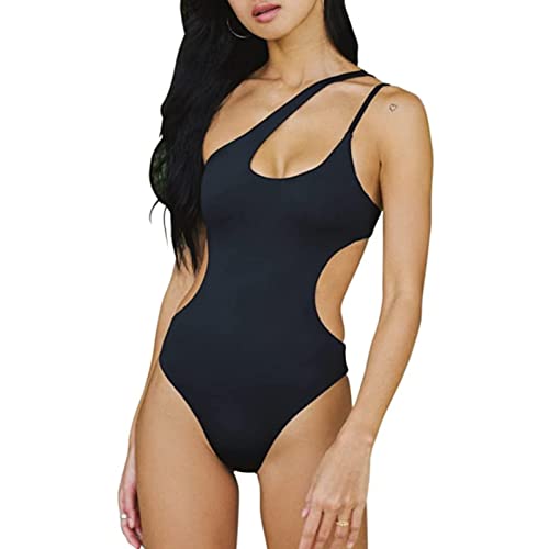 Image of Women One Piece Swimsuit Cut Out Monokini Swimwear