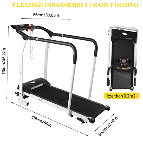 Caminadora plegable con motor y capacidad 220 lbs miniatura 2