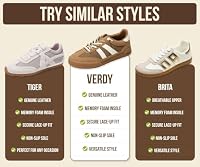 Genuine Leather Slip On Sneakers for Women with Leather Memory Foam Insole — image 6
