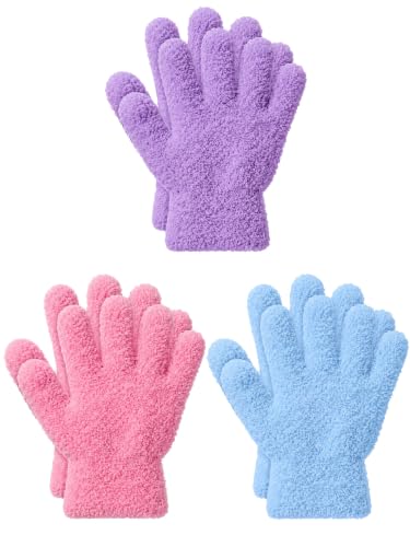 Image of EBOOT 3 Pairs Winter Kids Gloves Warm