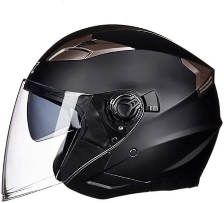 N1TGT708 Breathable Shockproof Retro Jet Helmet, Half Helmet, Half Hat, Men's, Women's, Four Seasons