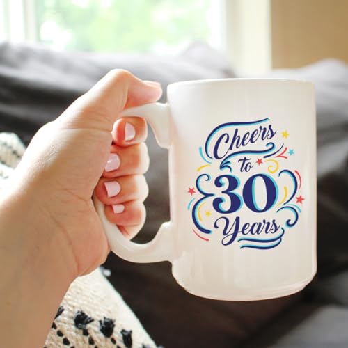 Taza de café cerámica blanca 15 oz Bevvee miniatura 3