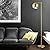 Globe Electric 12915 Molly 60" Floor Lamp, Gold, Satin Finish, In-Line On-Off Switch