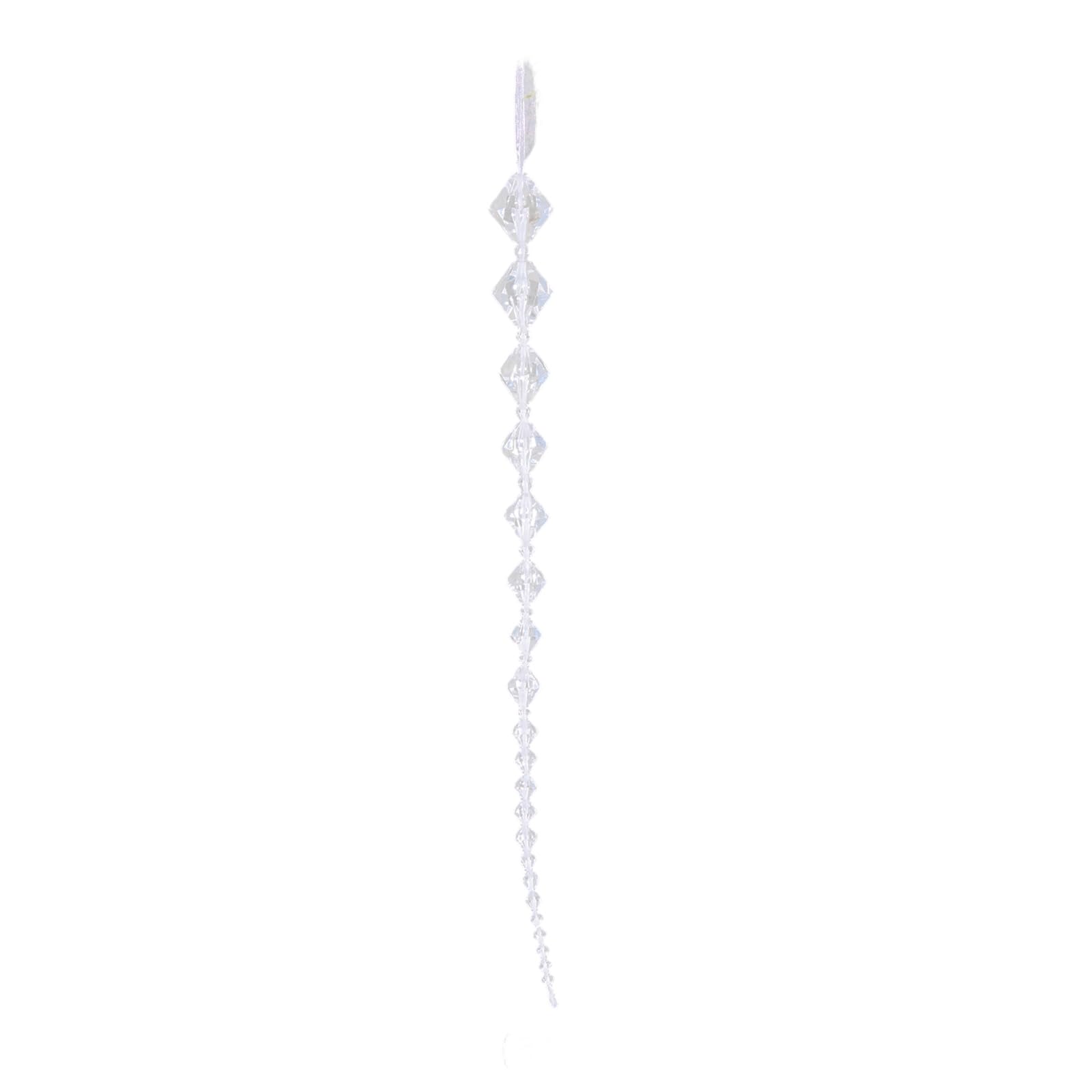 Kalttoy D Shatterproof Acrylic Snowflake Ornament Crystal Ice Rops Hanging Ecoration For Wedding Christmas Tree Ecoration Hanging Snowflake Ornament