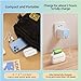 FORYAGOO Mini Printer - Portable Sticker Printer Machine, Thermal Label Maker Inkless Pocket Bluetooth Photo for Work, Life, Study Assistance, Tag Receipts, Board Game Cards