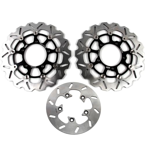 Disques de frein robustes pour Suzuki GSXR 600 750 1000 noir 06 07